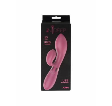 Wibrator-Rechargeable Vibrator Indeep Juna Magenta